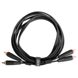 UDG Ultimate Audio Cable Set RCA - RCA Noir Droit 1,5m