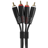 UDG Ultimate Audio Cable Set RCA - RCA Noir Droit 3m
