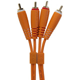 UDG Ultimate Audio Cable Set RCA - RCA Orange Droit 3m