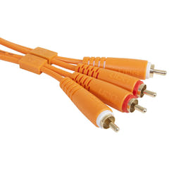 UDG Ultimate Audio Cable Set RCA - RCA Orange Droit 3m