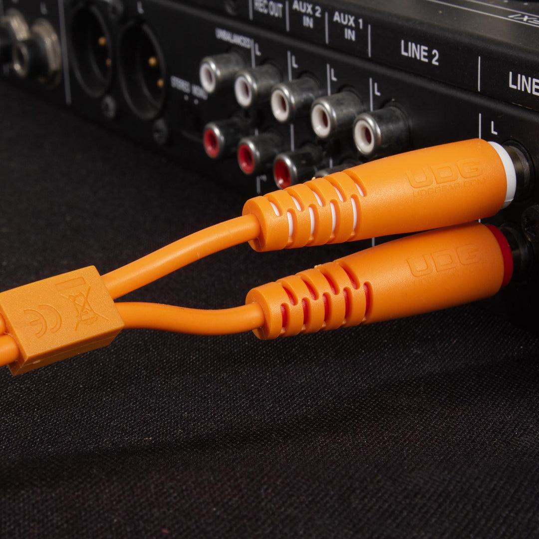 UDG Ultimate Audio Cable Set RCA - RCA Orange Droit 3m