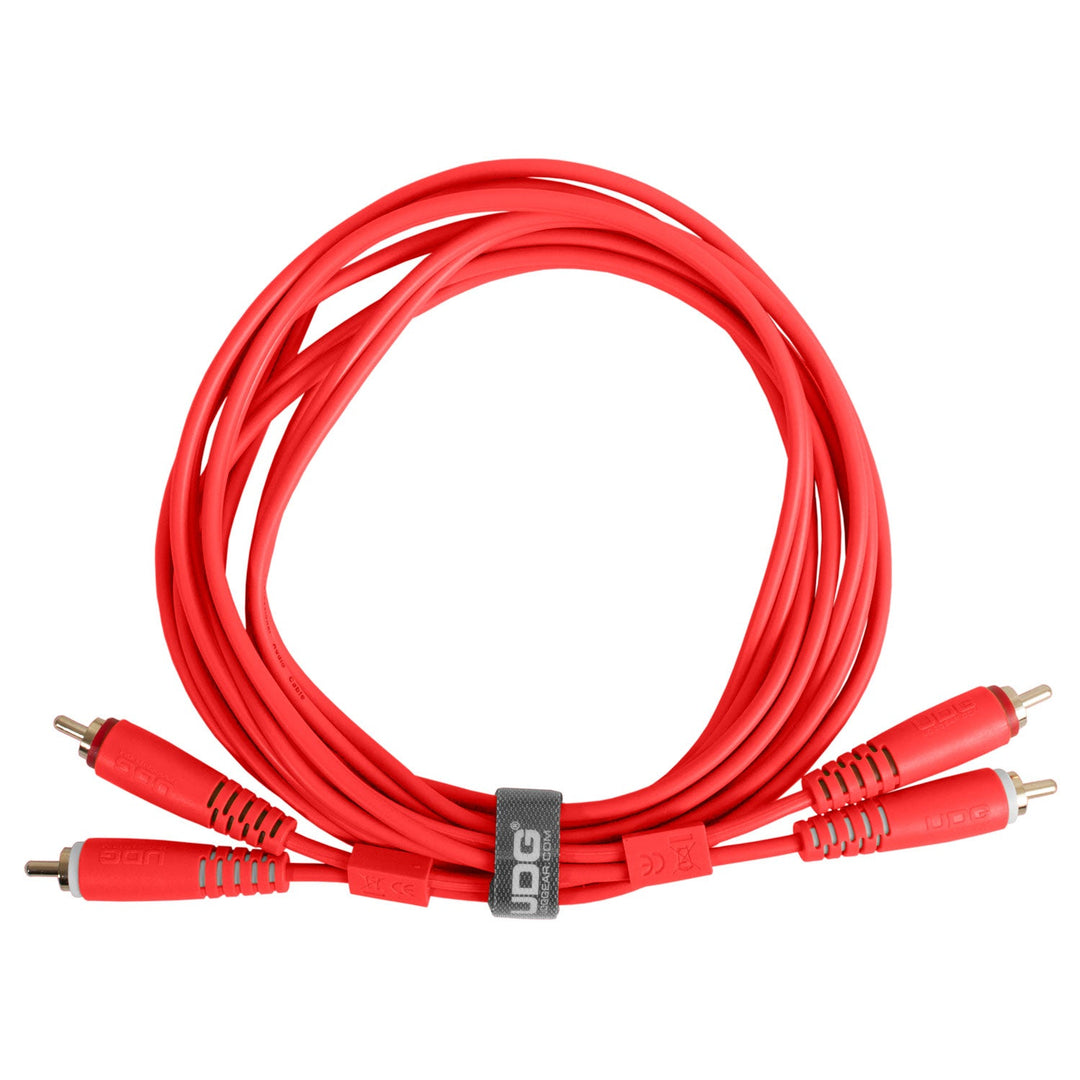 UDG Ultimate Audio Cable Set RCA - RCA Rouge Droit 3m