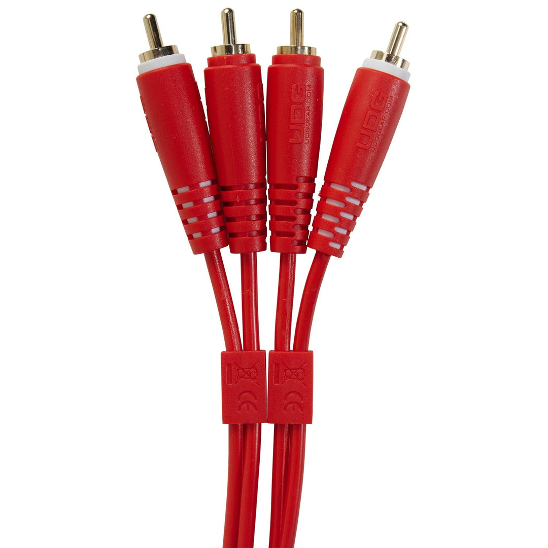 UDG Ultimate Audio Cable Set RCA - RCA Rouge Droit 3m