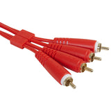UDG Ultimate Audio Cable Set RCA - RCA Rouge Droit 3m
