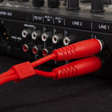 UDG Ultimate Audio Cable Set RCA - RCA Rouge Droit 3m