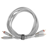 UDG Ultimate Audio Cable Set RCA - RCA Blanc Droit 1,5m