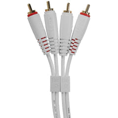 UDG Ultimate Audio Cable Set RCA - RCA Blanc Droit 3m