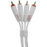 UDG Ultimate Audio Cable Set RCA - RCA Blanc Droit 1,5m