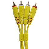 UDG Ultimate Audio Cable Set RCA - RCA Jaune Droit 3m