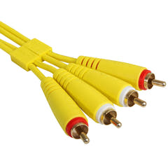 UDG Ultimate Audio Cable Set RCA - RCA Jaune Droit 1,5m