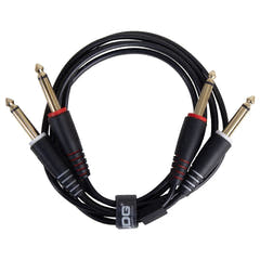 UDG Ultimate Audio Cable set 1/4'' Jack-1/4'' Jack Noir Straight 1,5m