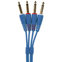 UDG Ultimate Audio Cable set 1/4'' Jack-1/4'' Jack Bleu Straight 1,5m