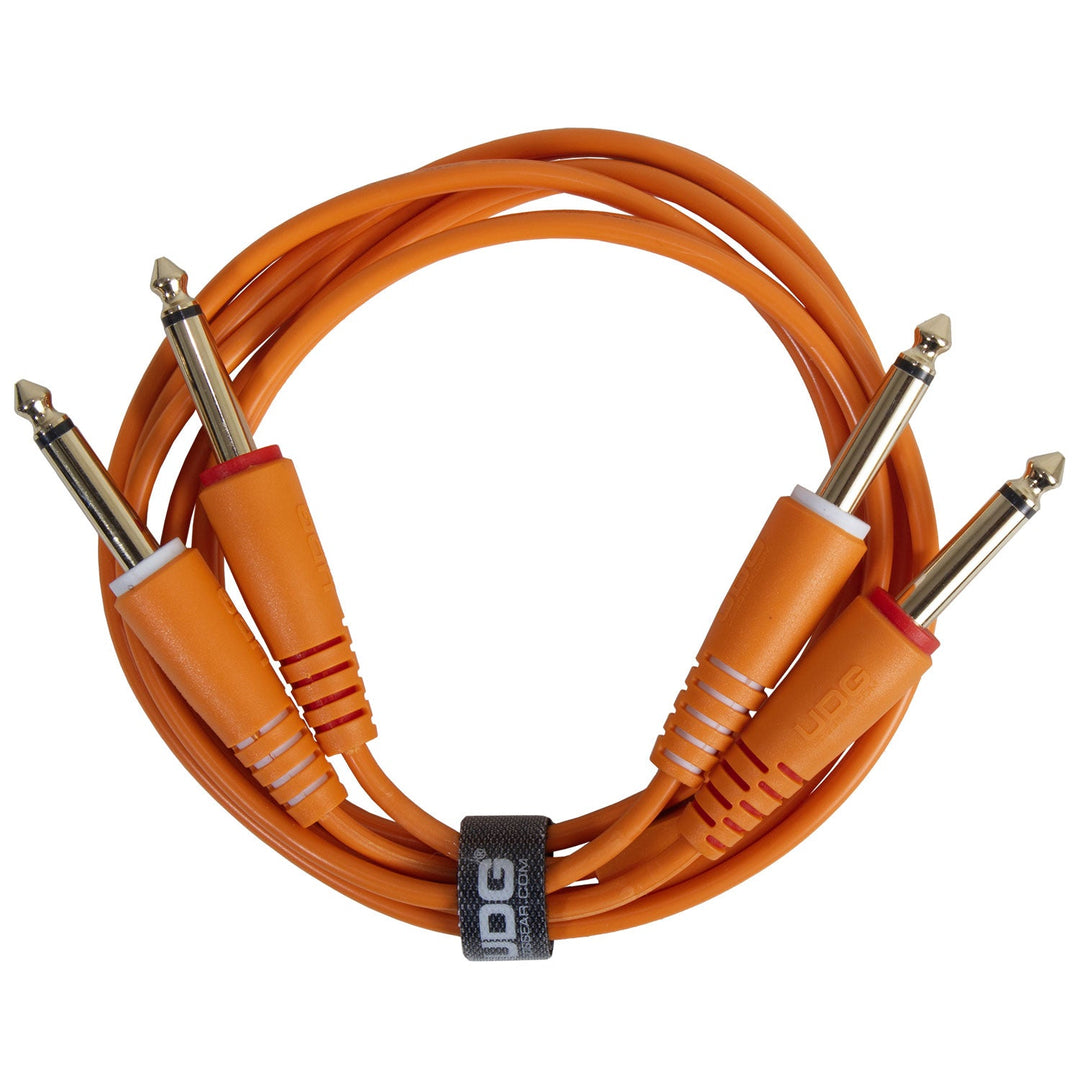 UDG Ultimate Audio Cable Set prise Jack 1/4''-prise Jack 1/4'' orange droite 3m