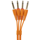 UDG Ultimate Audio Cable Set prise Jack 1/4''-prise Jack 1/4'' orange droite 3m