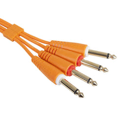 UDG Ultimate Audio Cable Set prise Jack 1/4''-prise Jack 1/4'' orange droite 3m