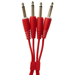 UDG Ultimate Audio Cable set 1/4'' Jack-1/4'' Jack Rouge Straight 3m