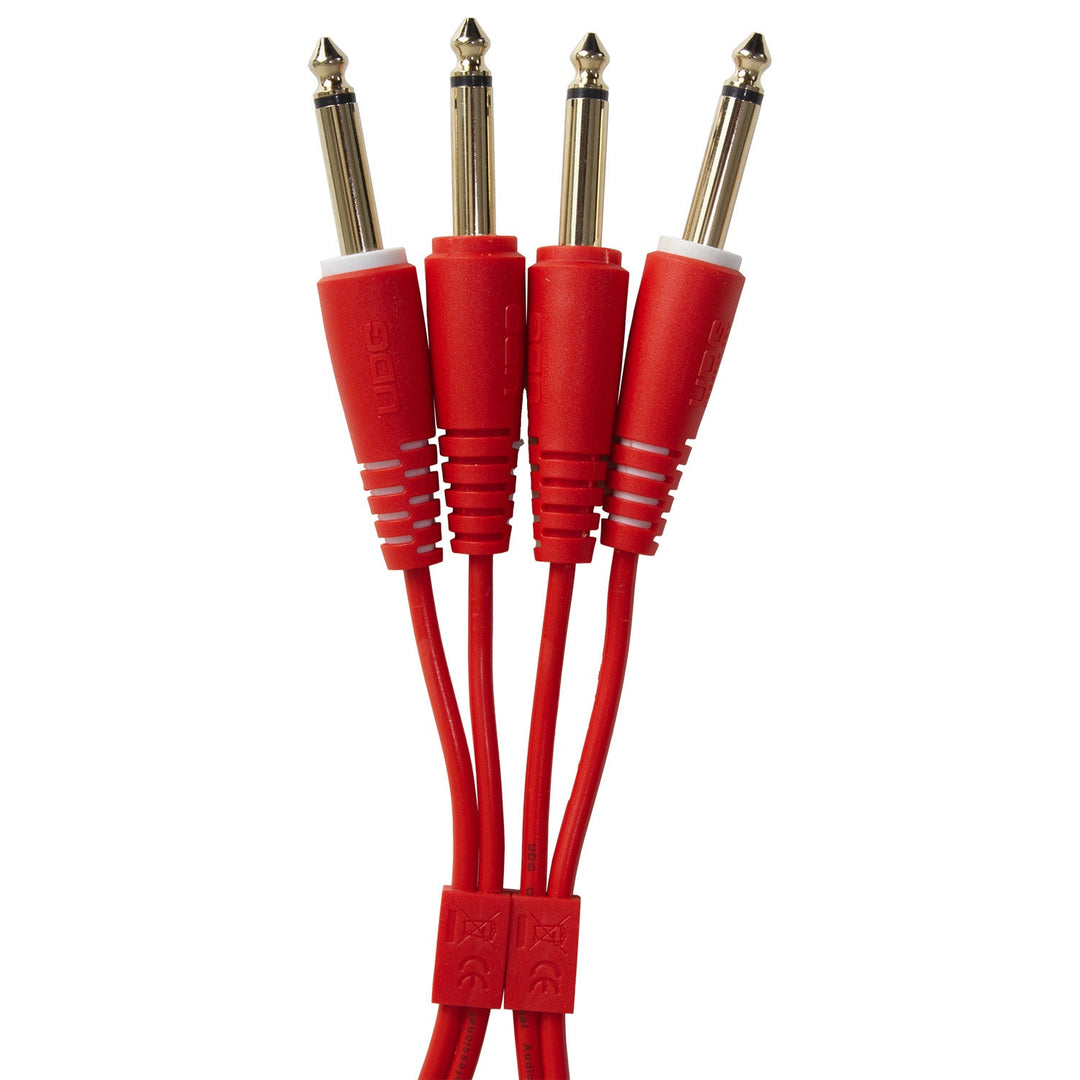 UDG Ultimate Audio Cable set 1/4'' Jack-1/4'' Jack Rouge Straight 3m