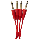 UDG Ultimate Audio Cable set 1/4'' Jack-1/4'' Jack Rouge Straight 3m