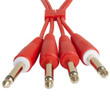 UDG Ultimate Audio Cable set 1/4'' Jack-1/4'' Jack Rouge Straight 3m