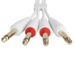 UDG Ultimate Audio Cable set 1/4'' Jack-1/4'' Jack Blanc Straight 1,5m