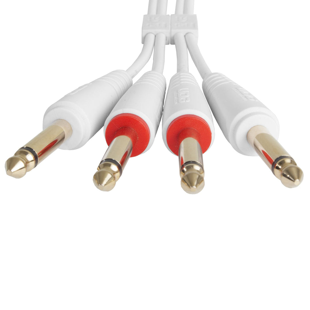 UDG Ultimate Audio Cable set 1/4'' Jack-1/4'' Jack Blanc Straight 1,5m