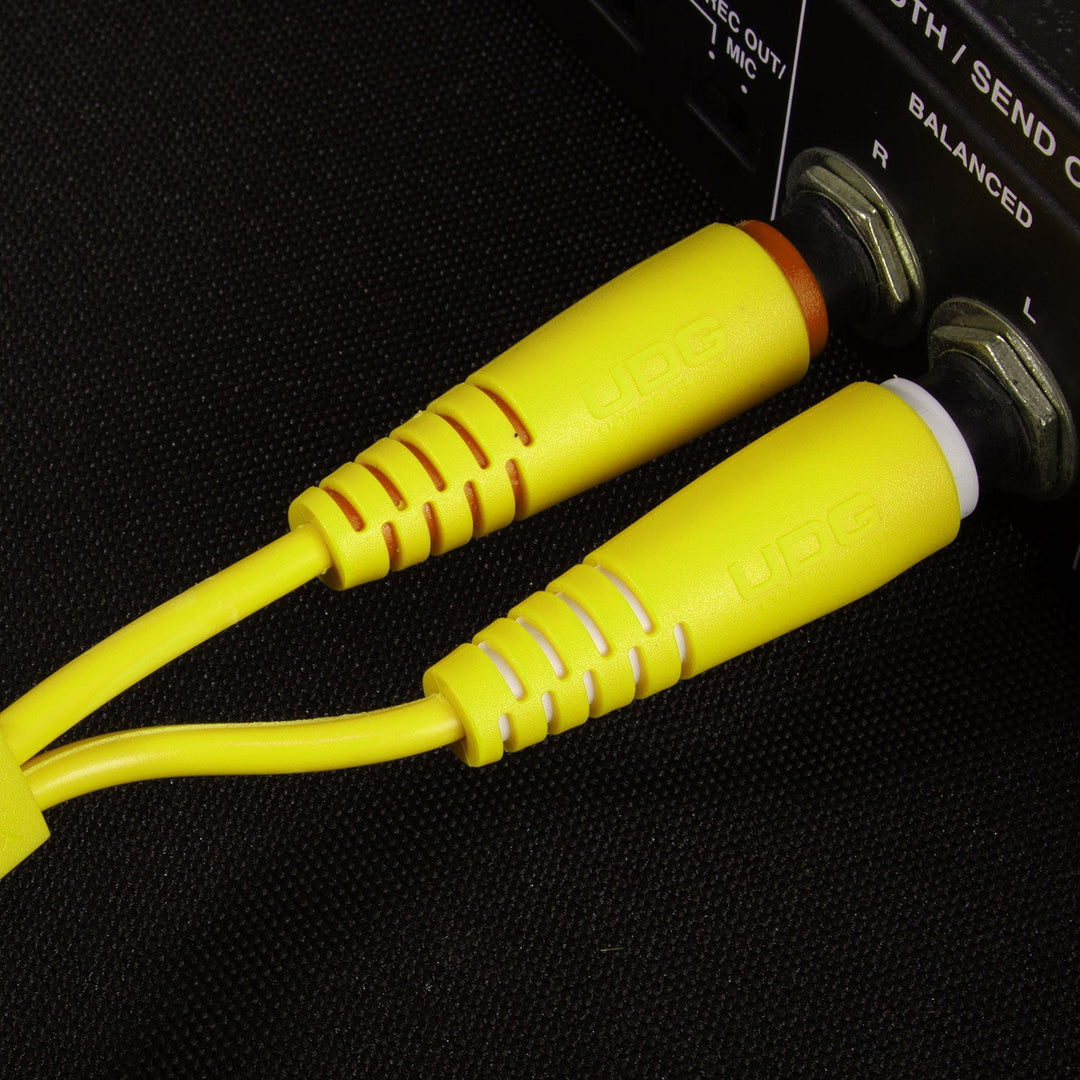 UDG Ultimate Audio Cable set 1/4'' Jack-1/4'' Jack Jaune Straight 3m