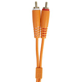 UDG Ultimate Audio Cable Set RCA droit-RCA coudé orange 3m