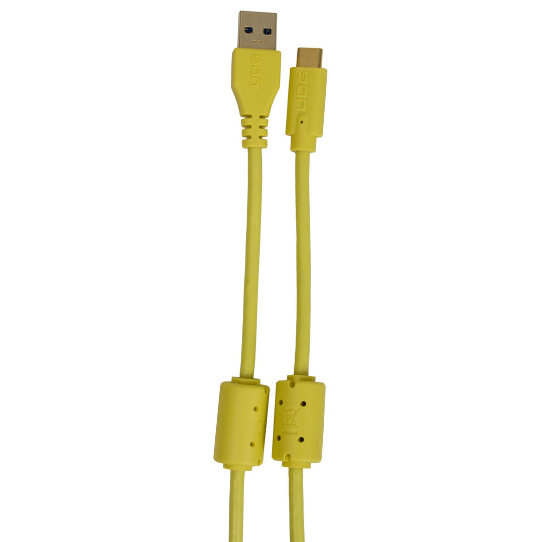 UDG Ultimate Cable USB 3.2 C-A Jaune Straight 1,5m