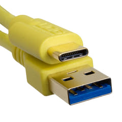 UDG Ultimate Cable USB 3.2 C-A Jaune Straight 1,5m