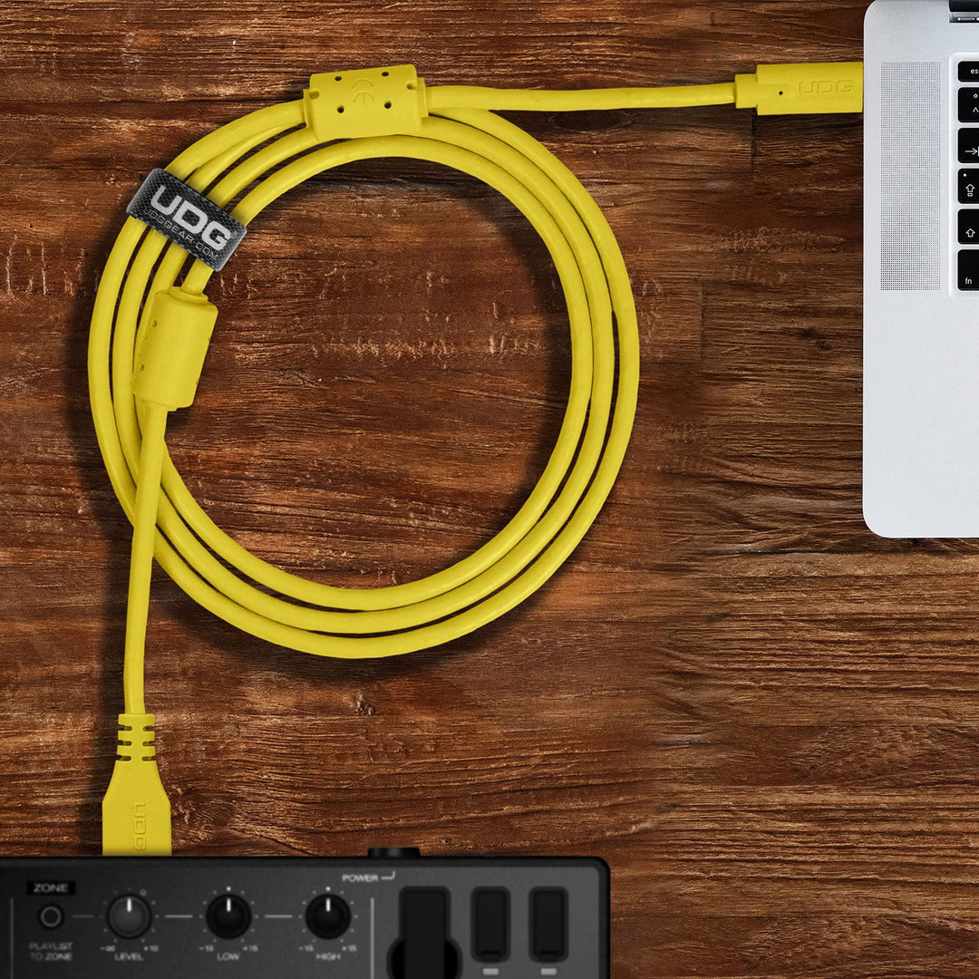UDG Ultimate Cable USB 3.2 C-A Jaune Straight 1,5m