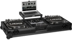 Set d’étui de transport avion UDG Ultimate Multi Format Turntable/Mixer Blk Plus