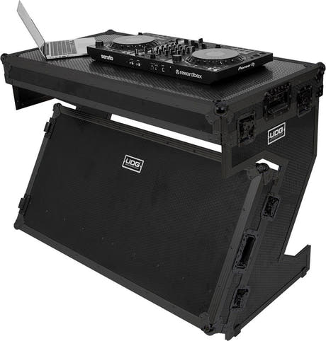 UDG Ultimate Mallette de transport pour table DJ portable Z-Style Noir Plus (Roues)