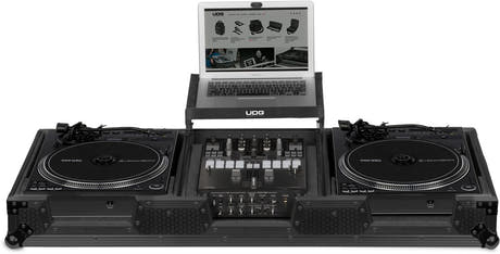 UDG Ultimate Flight Case set Pioneer PLX-CRSS12 et table de mixage 10"/12" Sort Plus (L&W)