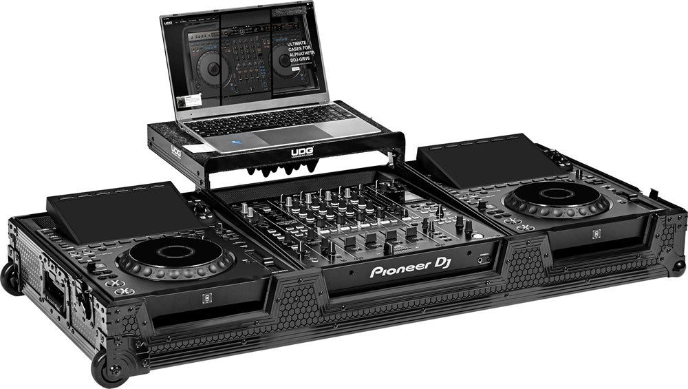 UDG Ultimate Mallette de transport Set AlphaTheta CDJ-3000X/DJM-A9 Noir Plus (L&W)
