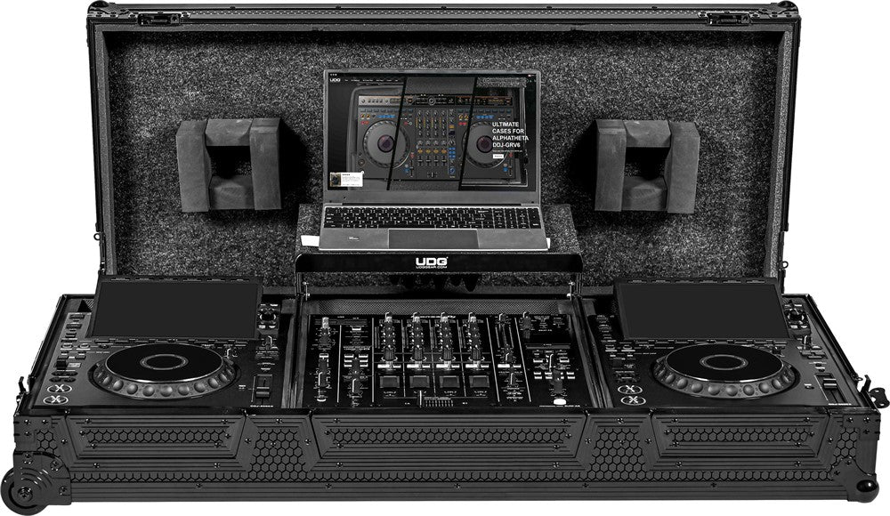 UDG Ultimate Mallette de transport Set AlphaTheta CDJ-3000X/DJM-A9 Noir Plus (L&W)