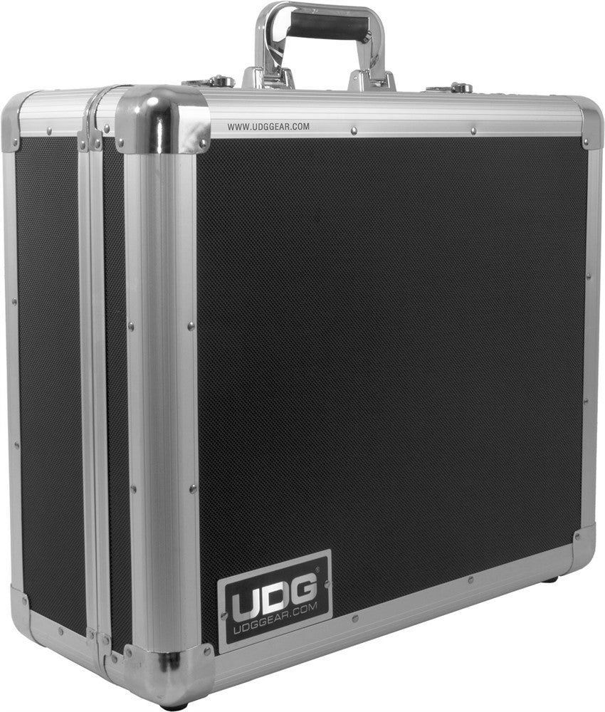 UDG Ultimate Mallette de transport à mousse prédécoupée multi-format pour platine Argent