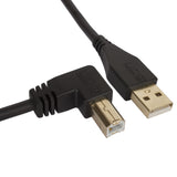 UDG Ultimate Audio Cable USB 2.0 A-B Noir Coudé 3m