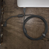 UDG Ultimate Audio Cable USB 2.0 A-B Noir Coudé 3m