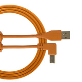 UDG Ultimate Audio Cable USB 2.0 A-B Orange Coudé 3m
