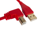 UDG Ultimate Audio Cable USB 2.0 A-B Rouge Coudé 2m