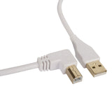 UDG Ultimate Audio Cable USB 2.0 A-B Blanc Coudé 2m