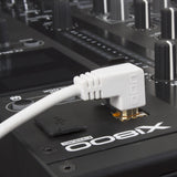 UDG Ultimate Audio Cable USB 2.0 A-B Blanc Coudé 1m