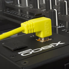 UDG Ultimate Audio Cable USB 2.0 A-B Jaune Coudé 2m