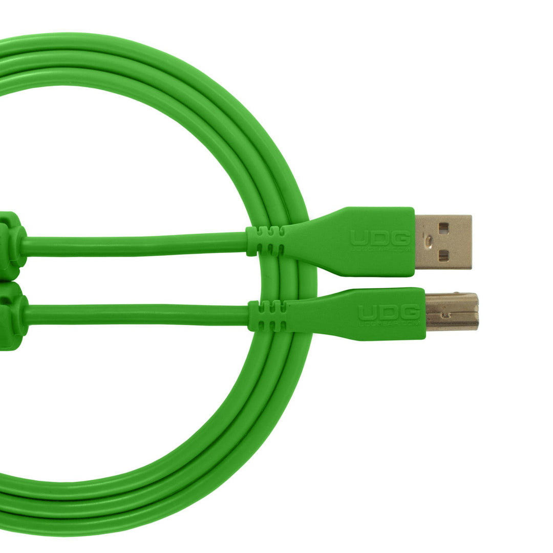 UDG Ultimate Audio Cable USB 2.0 A-B Vert Droit 3m