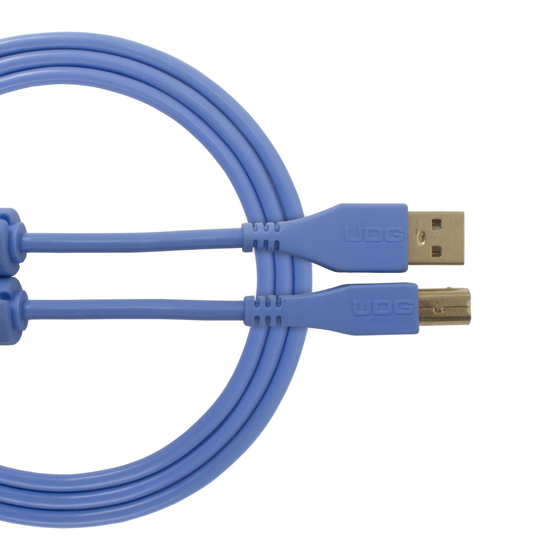 UDG Ultimate Audio Cable USB 2.0 A-B Bleu Droit 3m