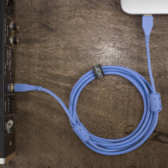 UDG Ultimate Audio Cable USB 2.0 A-B Bleu Droit 1m