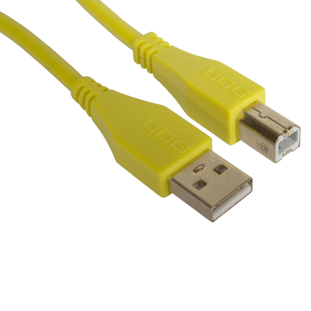 UDG Ultimate Audio Cable USB 2.0 A-B Jaune Droit 3m