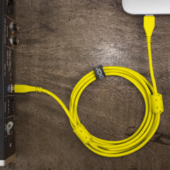 UDG Ultimate Audio Cable USB 2.0 A-B Jaune Droit 1m