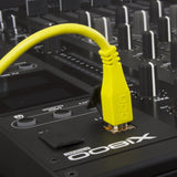 UDG Ultimate Audio Cable USB 2.0 A-B Jaune Droit 1m