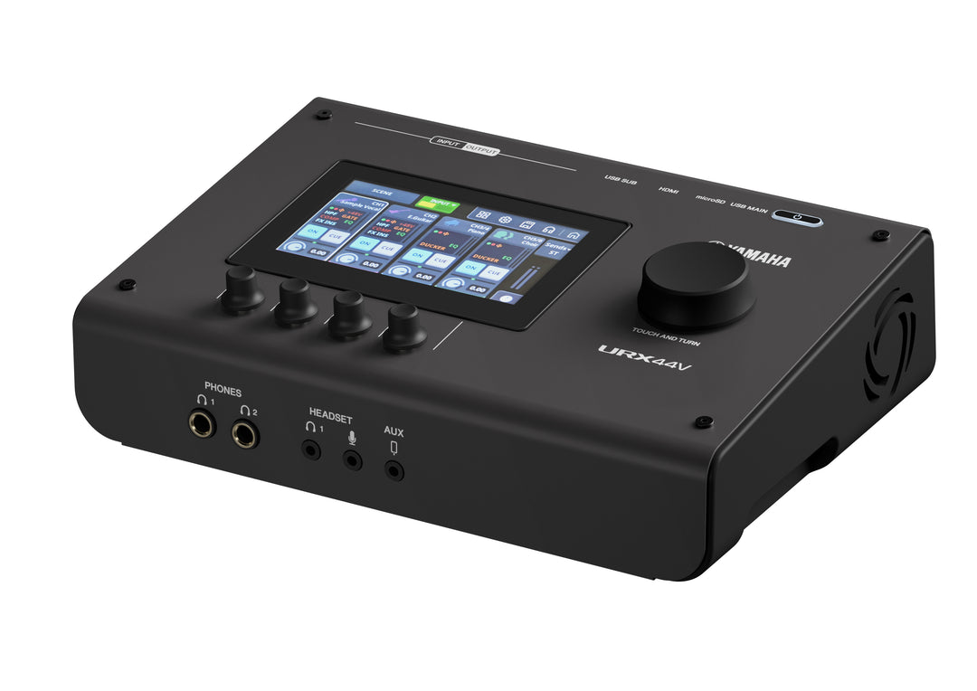 Yamaha URX44V Interface audio/vidéo USB-C (Noir) - Version vidéo